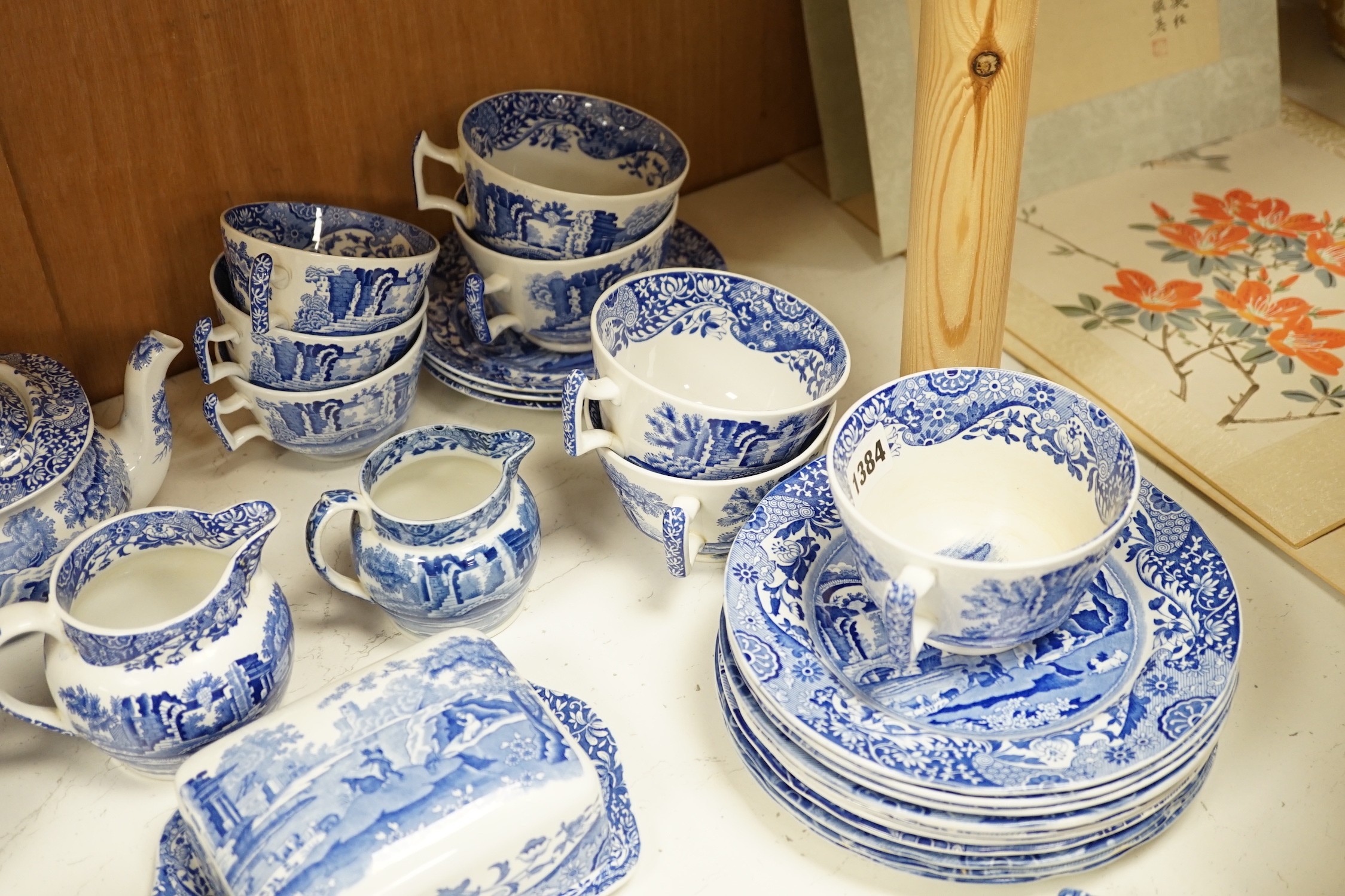 A group of Spode Italian tea wares